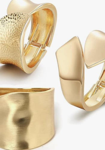 chunky gold bangles